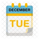 Terca Feira Calendario Data Icon