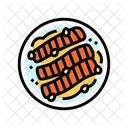 Teriyaki Salmon Japanese Icon