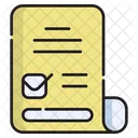 Term And Condition Agreement Contract Icon