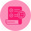 Term Remote Working Contract Icon