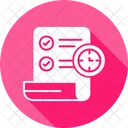 Term Remote Working Contract Icon