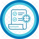 Term Remote Working Contract Icon