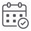 Termin Uhrzeit Zeitplan Symbol