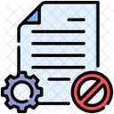Rescisao Documento Bloqueado Ícone