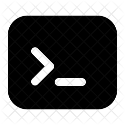 Terminal Icon - Download in Glyph Style