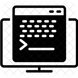 Terminal Icon - Download in Glyph Style