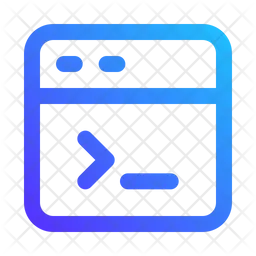 Terminal Icon - Download in Gradient Style