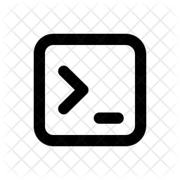 Terminal Icon - Download in Flat Style