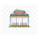 Terminal de autobus  Icono