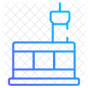 Terminal d'aéroport  Icône