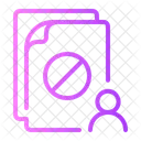 Termination Files And Folders Contract Icon