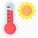 Termometro Temperatura Caliente Icono