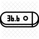 Termometro Temperatura Inteligente Ícone