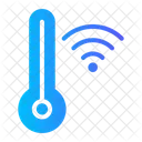 Termometro Temperatura Inteligente Internet Das Coisas Ícone