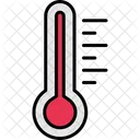 Termometro Temperatura Quente Ícone