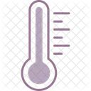 Termometro Temperatura Quente Ícone