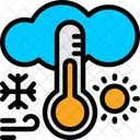 Termometro Subindo Aumento De Temperatura Subida De Temperaturas Ícone