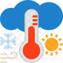 Termometro Subindo Aumento De Temperatura Subida De Temperaturas Ícone