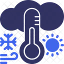 Termometro Subindo Aumento De Temperatura Subida De Temperaturas Ícone