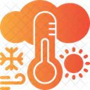 Termometro Subindo Aumento De Temperatura Subida De Temperaturas Ícone