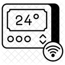 Termostatos Inteligentes Sistemas De Automatizacion Inteligencia Ambiental Icono