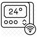 Termostatos Inteligentes Sistemas De Automatizacion Inteligencia Ambiental Icono