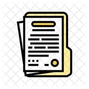 Terms Condition Paper Icon