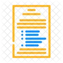 Terms Condition Paper Icon
