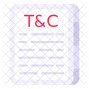 Policy Paper Terms And Conditions T And C Icon