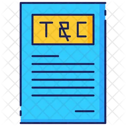 Terms and conditions  Icon