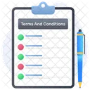 Terms and Conditions  Icon