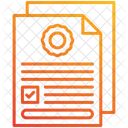 Terms And Conditions Contract Document Icon