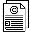 Terms And Conditions Contract Document Icon