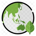 Terra Asia Ecologia Meio Ambiente Ícone