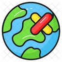 Curado Terra Mundo Ícone