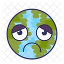 Terra Infeliz Terra Triste Triste Ícone