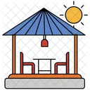 Terrace Woman Beautiful Icon
