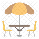 Cafe Terrace Chair Icon
