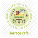 Terrace Cafe Terrace Restaurant Terrace Icon