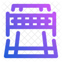 Terrain de badminton  Icône