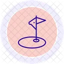 Terrain De Golf Golf Parcours Icon