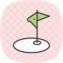 Terrain De Golf Golf Parcours Icon