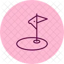 Terrain De Golf Golf Parcours Icon