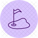 Terrain De Golf Golf Parcours Icon