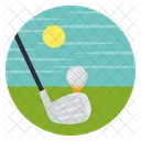 Terrain De Golf Terrain De Golf Club De Golf Icon