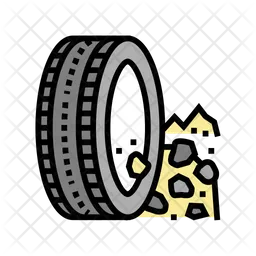 Terrain Tire  Icon