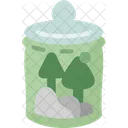 Terrarium Plant Glass Icon