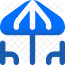 Terraza Mujer Hermosa Icono