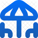 Terraza Mujer Hermosa Icono