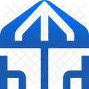 Terraza Mujer Hermosa Icono